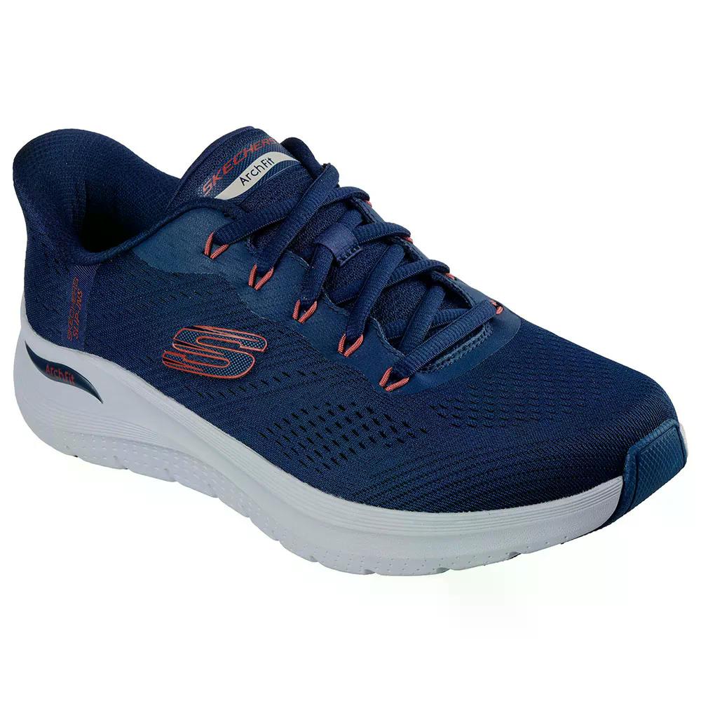 スケッチャーズ アーチ形 填まる 2.0 レはやりっ児 スニーカー （ NavyMesh/Synthetic/RedTrim ） | SKECHERS Arch Fit 2.0 Lestur Sneakers  [t]