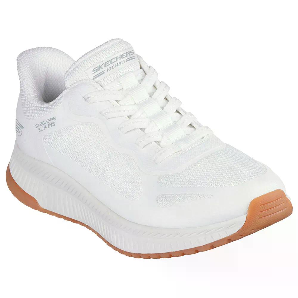 スケッチャーズ ボブス スクワッド 4 ステープル ルック スニーカー レディース （ WhiteMesh ） | SKECHERS BOBS Squad 4 Staple Look Sneakers Woman [t]