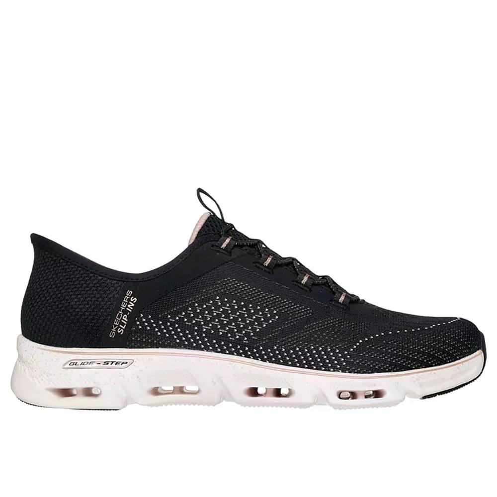 スケッチャーズ グライド 足取り グラティファイ 速度 スニーカー レディース （ BlackMesh/GoldTrim ） | SKECHERS Glide-Step Gratify Pace Sneakers Woman  [t]