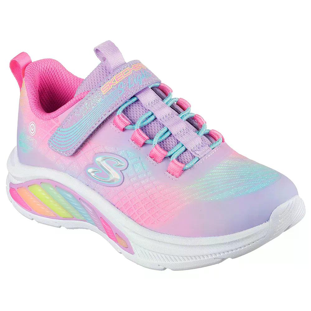 スケッチャーズ レインボー クルーザーズ レインボー リフレクティン キッズ スリッポン スニーカー （ LavenderSynthetic/MultiTrim ） | SKECHERS 8,120円