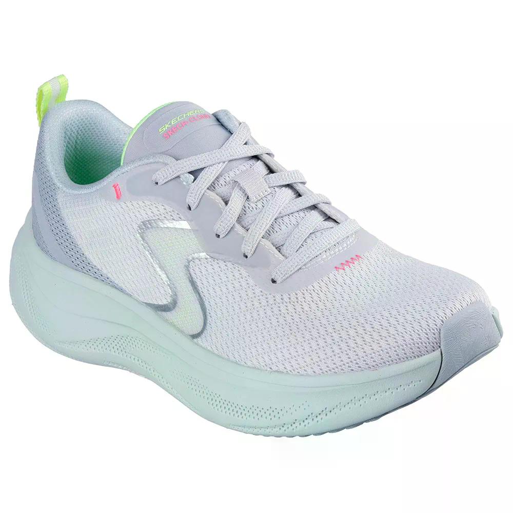 スケッチャーズ 下書き 大気圏 クラウド スニーカー レディース （ LightGrayMesh/Synthetic/GreenTrim ） | SKECHERS Skech-Air Cloude Sneakers Woman  [t]
