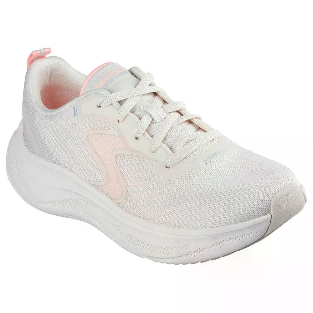 スケッチャーズ スケッチ エア クラウド スニーカー レディース （ NaturalMesh/Synthetic/PinkTrim ） | SKECHERS Skech-Air Cloude Sneakers Woman [t]
