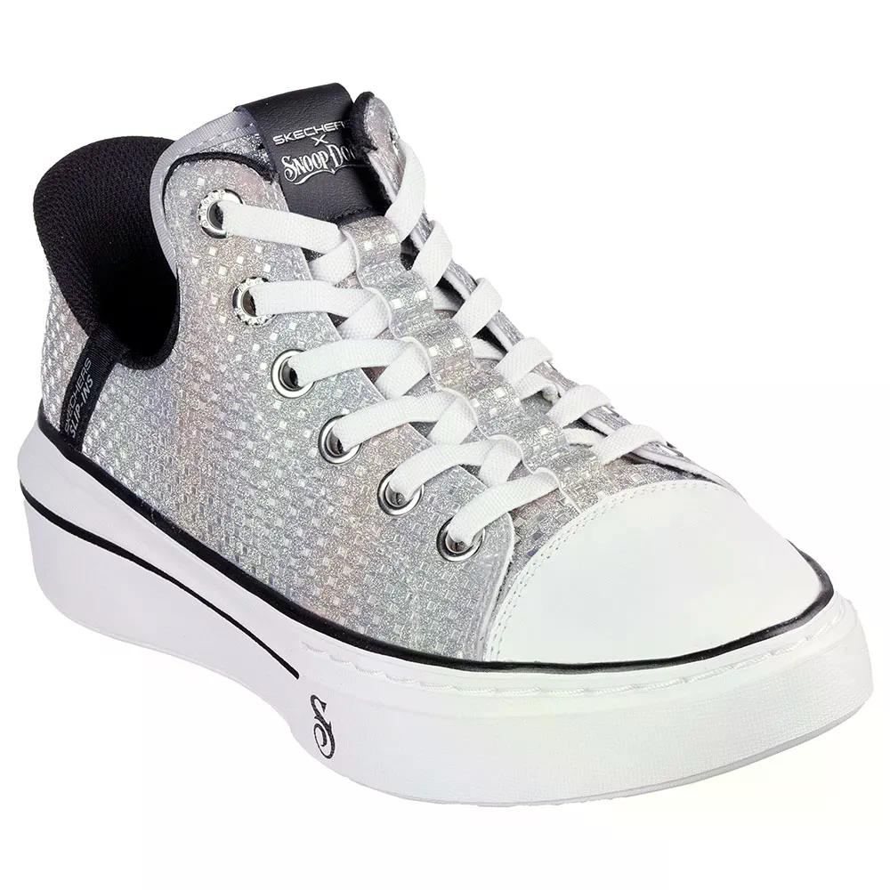 スケッチャーズ スヌープ 壱 ディスコティック スニーカー レディース （ SilverMultiDiscoShinnySynthetic ） | SKECHERS Snoop One Disco Sneakers Woman  [t]