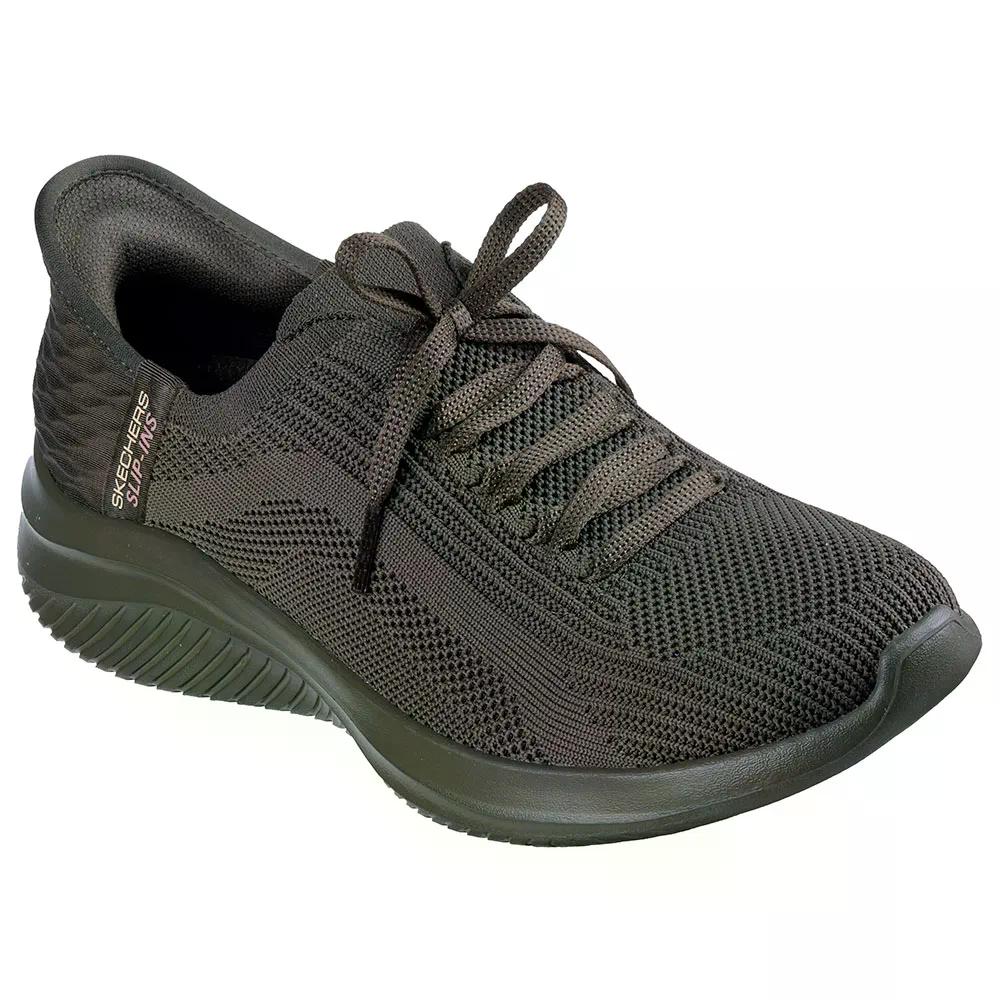 スケッチャーズ ウルトラ フレックス 3.0 スニーカー レディース （ OliveKnit/Trim ） | SKECHERS Ultra Flex 3.0 Sneakers Woman  [t]