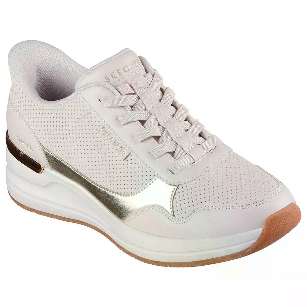 スケッチャーズ ビリオン 2 スニーカー レディース （ NaturalDuraleather/GoldTrim ） | SKECHERS Billion 2 Sneakers Woman  [t] スニーカー-靴-メンズ靴