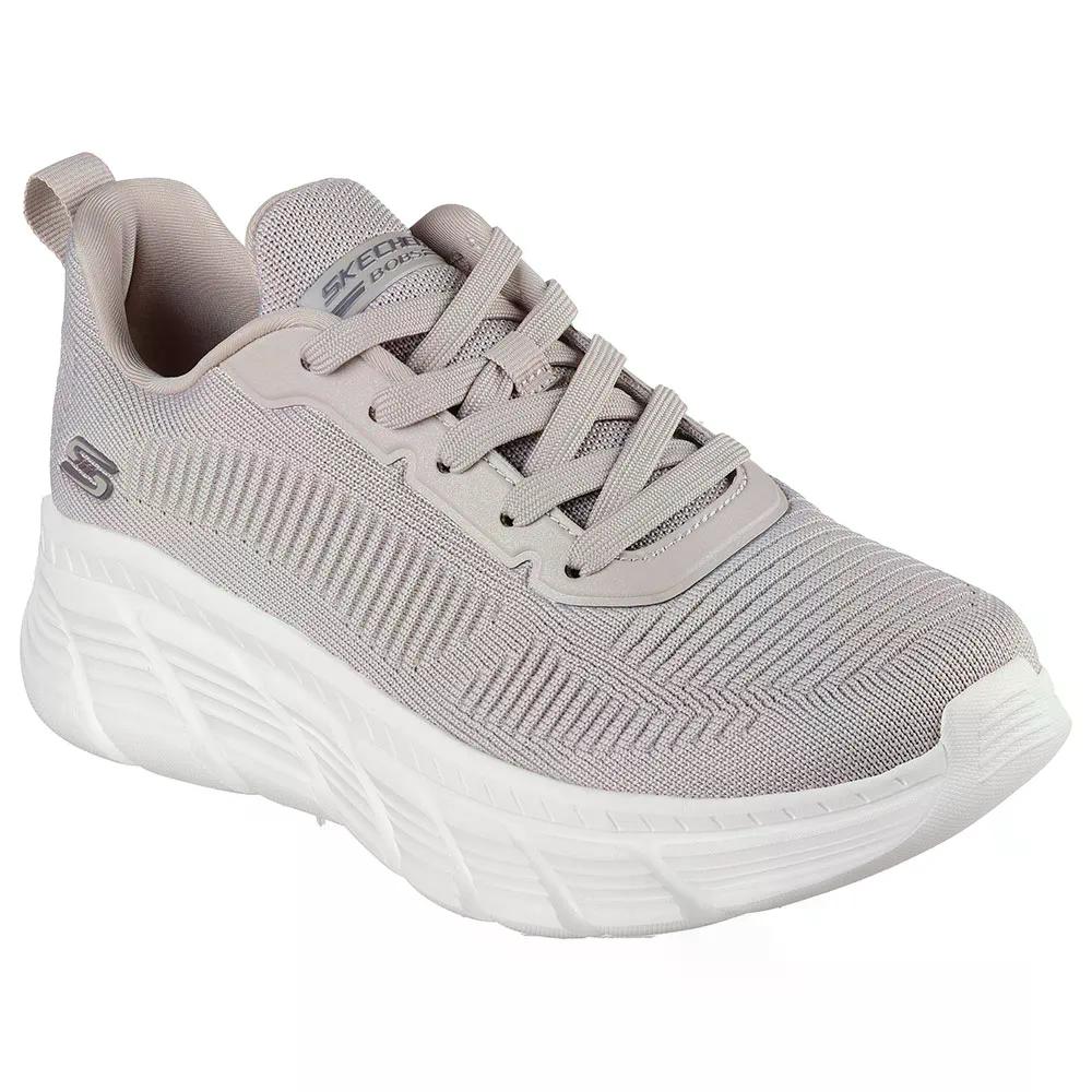 スケッチャーズ ボブス フレックス ご機嫌 スニーカー レディース （ TaupeEngineeredKnit ） | SKECHERS BOBS Flex Hi Sneakers Woman  [t]