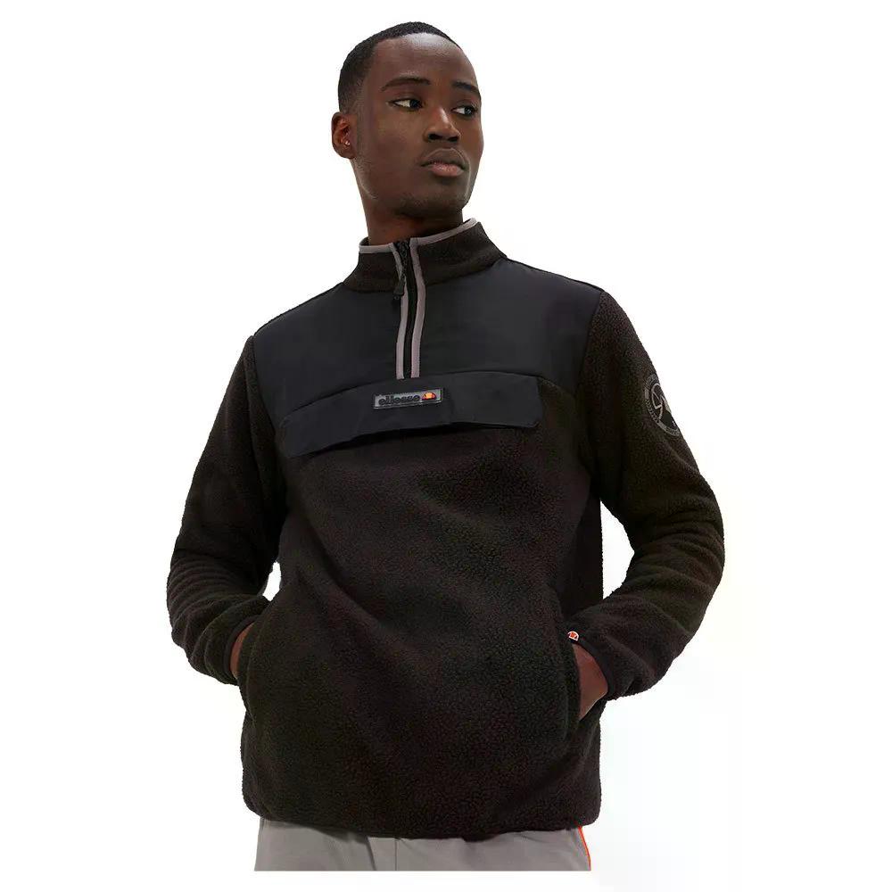 エレッセ ジンコ ハーフジップ トレーナー （ Black ） | ELLESSE Zinco half zip sweatshirt  [t]