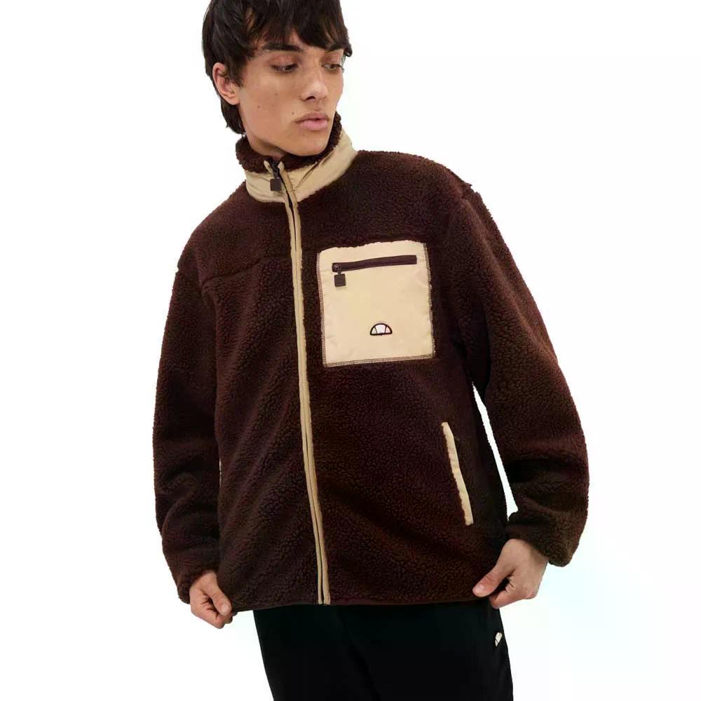 エレッセ ヴィテルボ フルジップ トレーナー （ Brown ） | ELLESSE Viterbo full zip sweatshirt  [t]