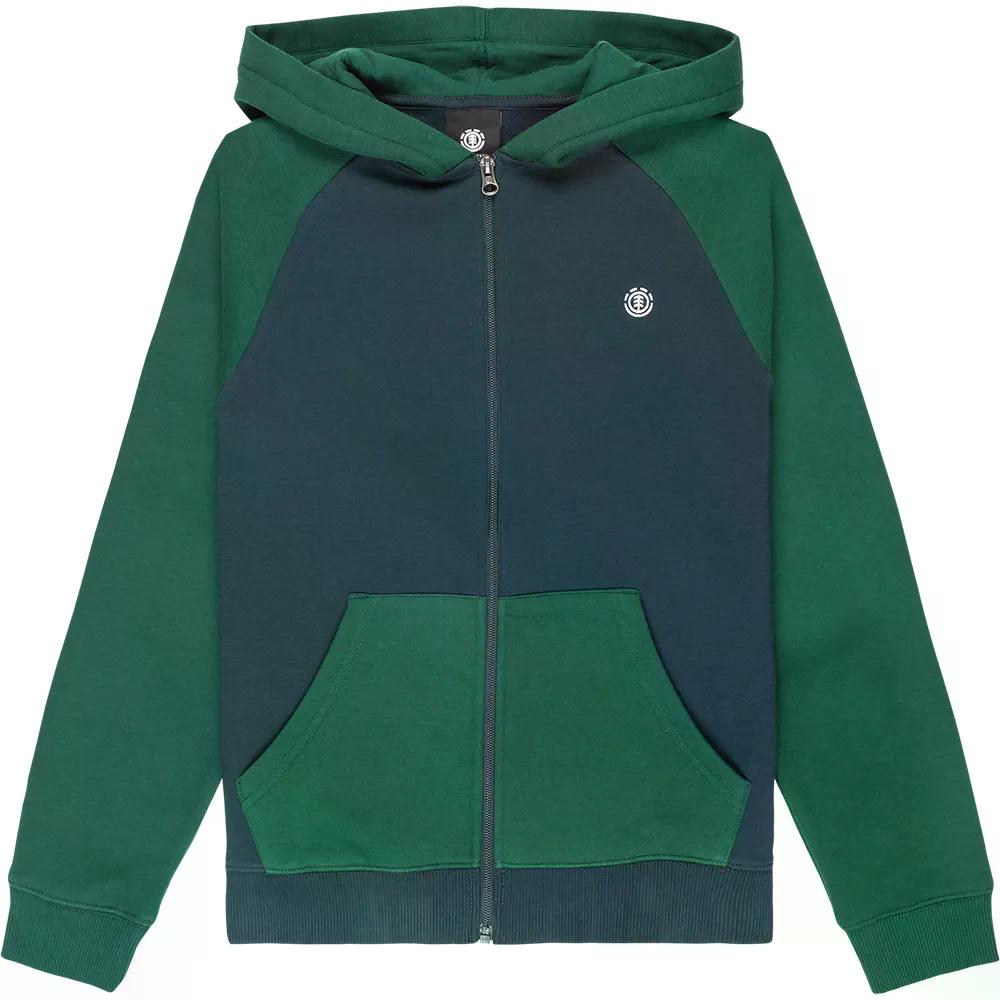 エレメント アイコン エンブロイダリー ツートーン フルジップ スウェットシャツ ボーイ （ MagicalForest ） | ELEMENT Icon Embroidery 2Tone full zip sweatshirt Boy [t]