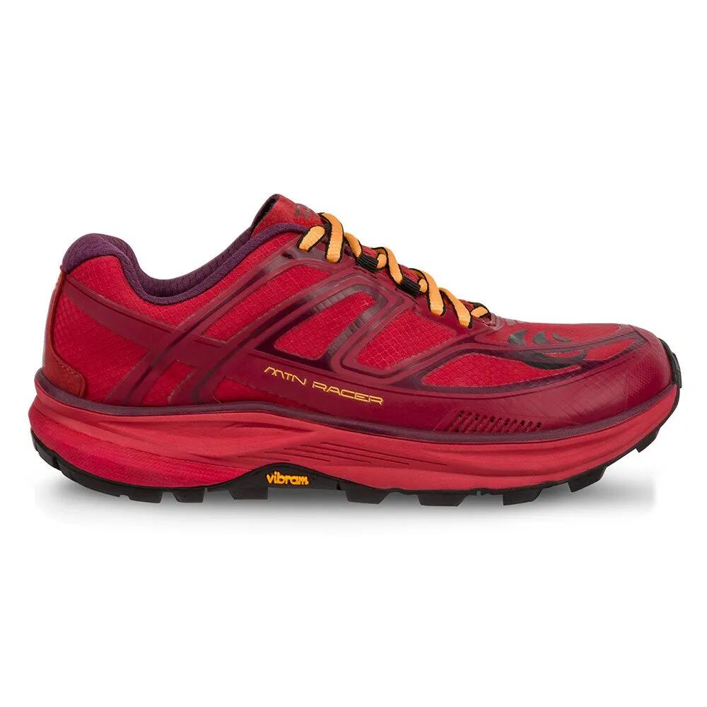 トポ アスレチック 山岳 レーサー 成人女性 トレイル 駈けっくら シューズ （ Berry / Gold ） | TOPO ATHLETIC MTN Racer Women trail running shoes [t]