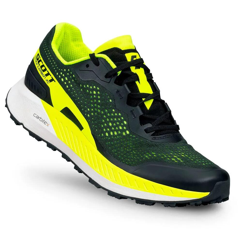 スコット ウルトラ カーボン RC ウーマン トレイル ランニング シューズ （ Black / Yellow ） | SCOTT Ultra Carbon RC Women trail running shoes [t]