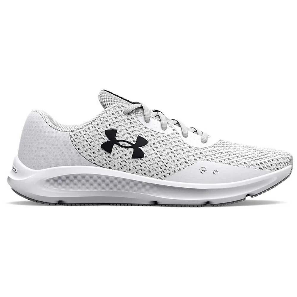 アンダーアーマー チャージド パ落下傘 3 駈けっくらシューズ レディース  （ White/HaloGray/Black ） | UNDER ARMOUR Charged Pursuit 3 running shoes Women [t]