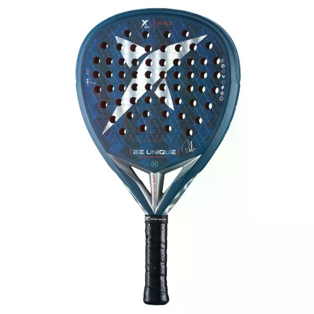 落っこちる打つこと キャニオン 労働者階級 殴り込み 1.0 パデル 櫂  | DROP SHOT Canyon Pro Attack 1.0 Padel Racket  [t]