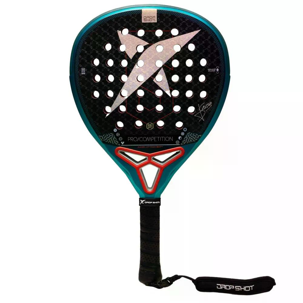 落っこちる打つこと アクシオン 殴り込み ホンブルグ帽 パデル 櫂  | DROP SHOT Axion Attack Soft Padel Racket  [t]