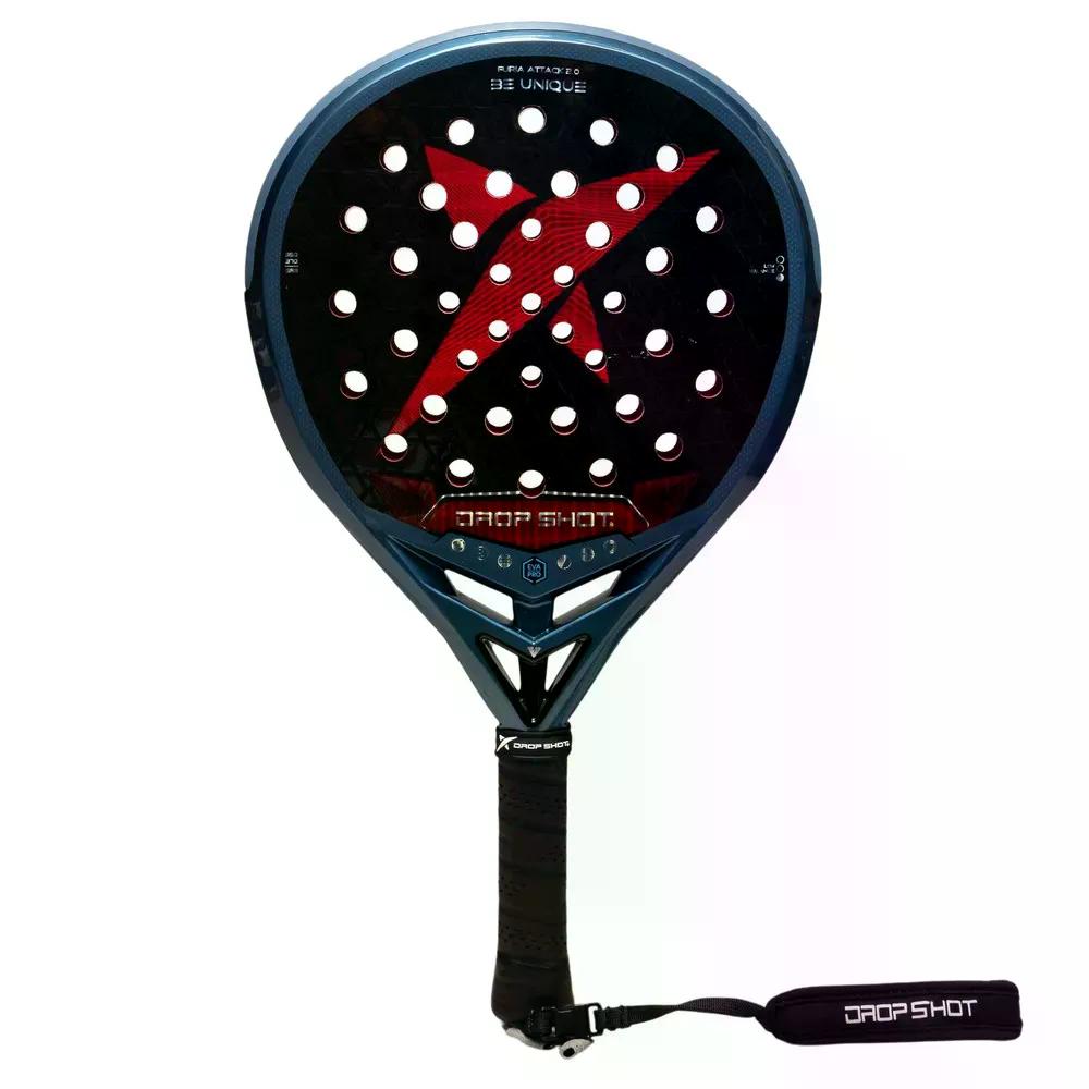 落っこちる打つこと フリア 殴り込み 2.0 パデル 櫂  | DROP SHOT Furia Attack 2.0 Padel Racket  [t]