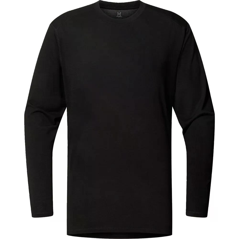 HAGLOFS Kaise Wool 長袖プルオーバー （ TrueBlack ）  [t]
