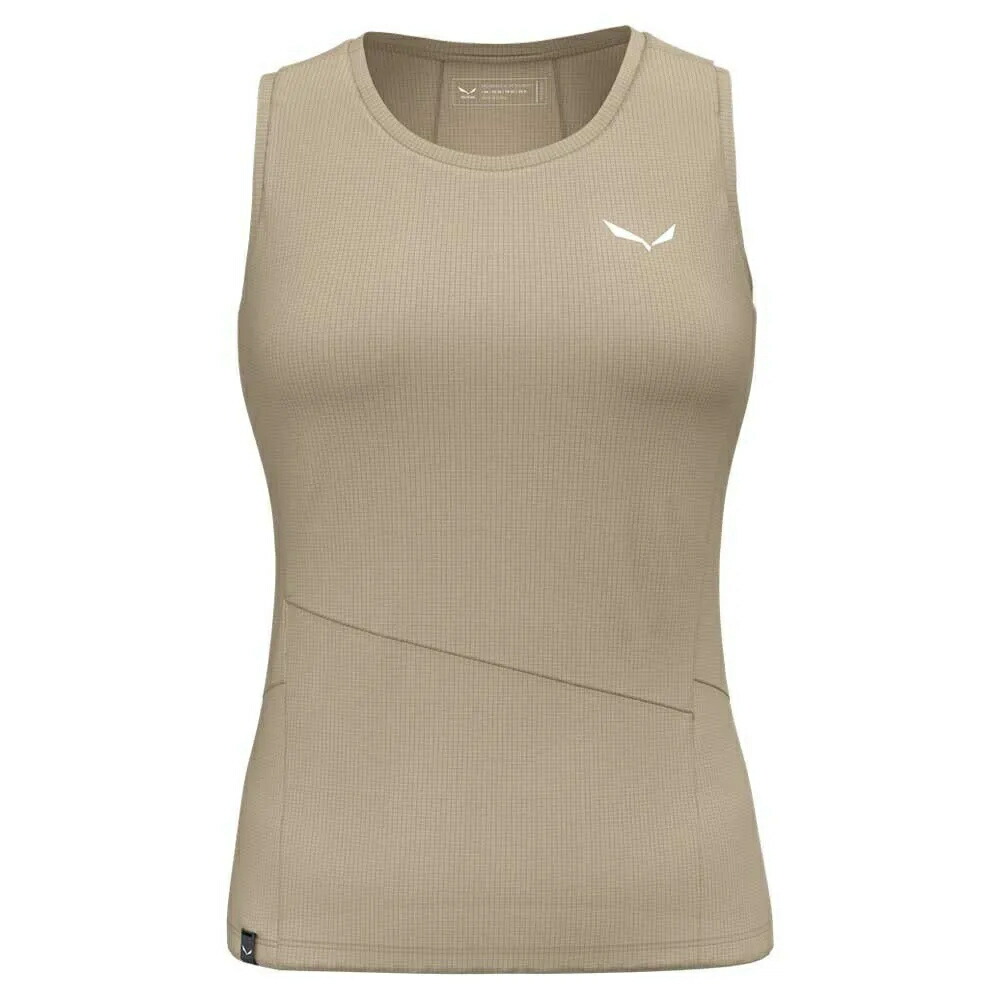 サレワ プエズ スポーティ ドライ ノースリーブ Tシャツ　レディース （ Quicksand ） | SALEWA Puez Sporty Dry sleeveless T-shirt [t]