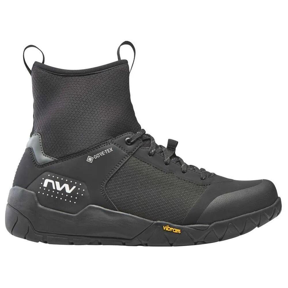 ノースウェーブ マルチ差し交わす ミッド ゴアテックス MTB シューズ （ Black ） | NORTHWAVE Multicross Mid gore-tex MTB Shoes  [t]