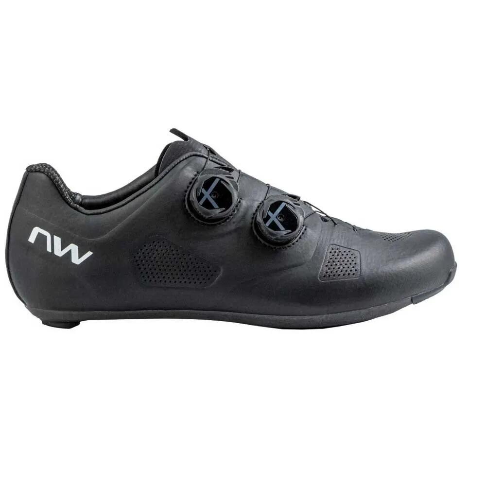 ノースウェーブ 大変革 読み込む シューズ （ Black/White ） | NORTHWAVE Revolution Road Shoes  [t]