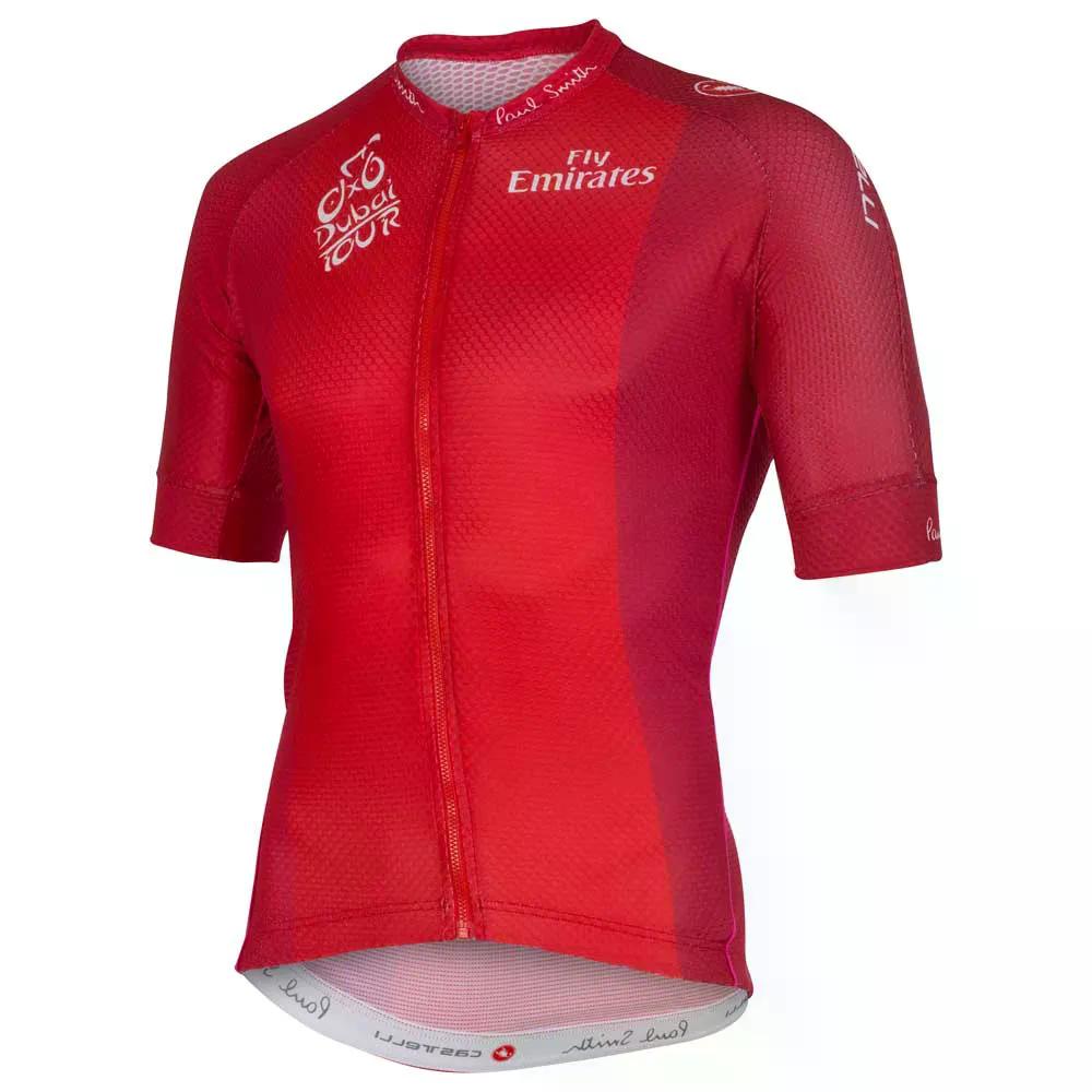 カステリ ドバイ 遊撃手捩り プルオーバー （ Red ） | CASTELLI Dubai short sleeve jersey  [t]