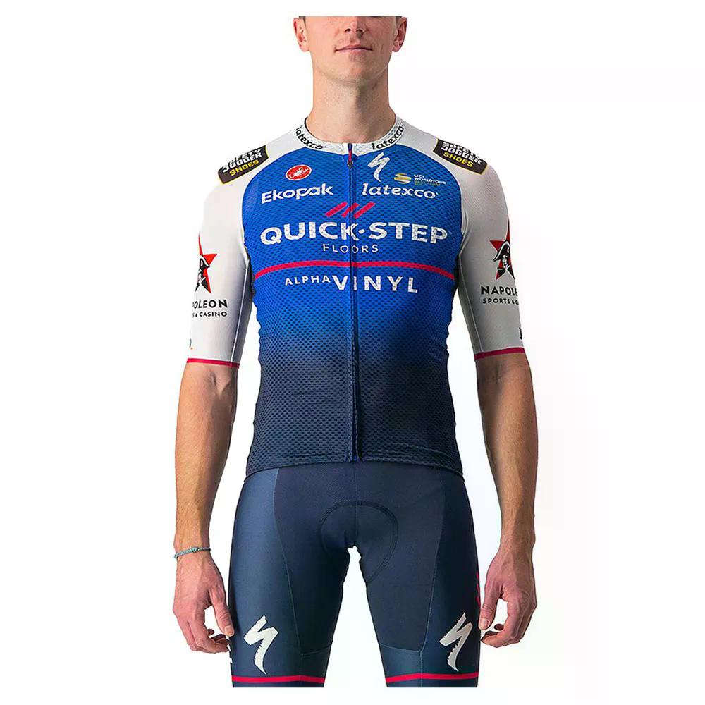 カステリ クライマーズ 3.1 遊撃手捩り プルオーバー （ BelgianBlue/White ） | CASTELLI Climber\u0027s 3.1 short sleeve jersey  [t]
