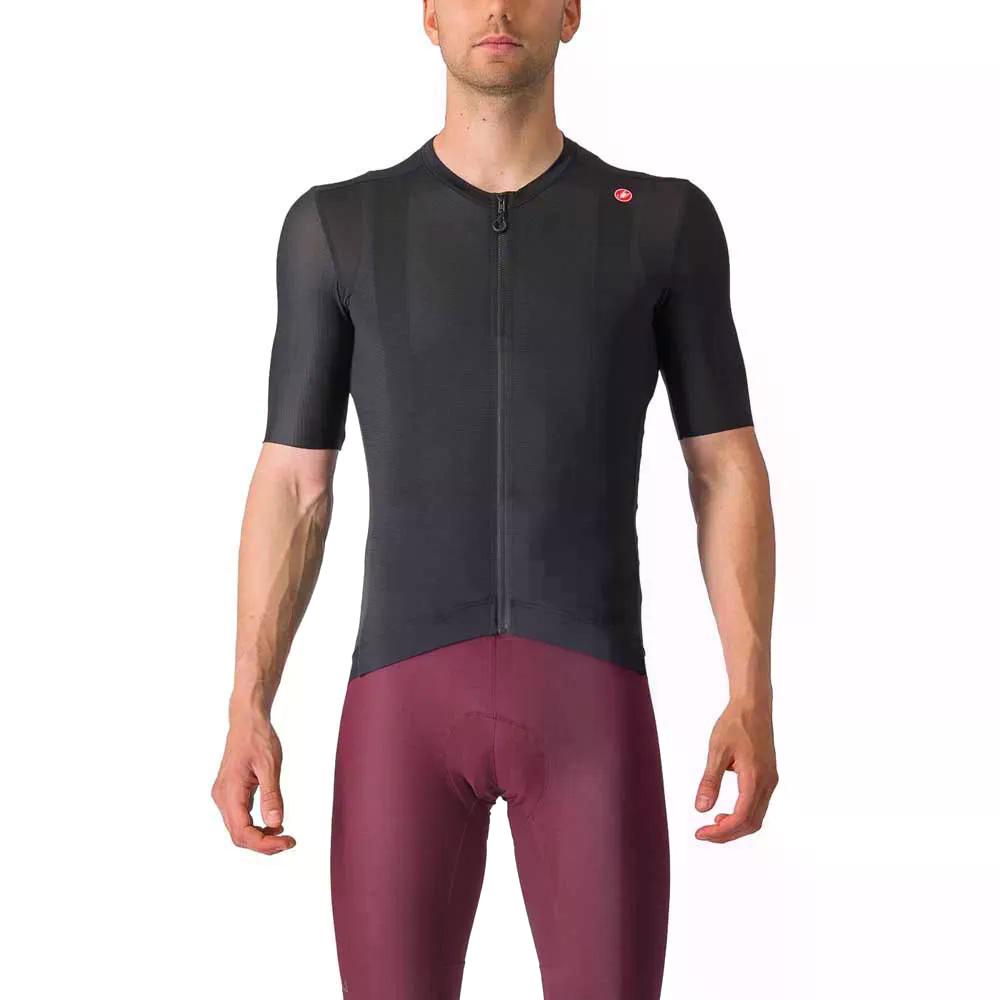 カステリ エスプレッソ 遊撃手捩り プルオーバー （ LightBlack/DarkGray ） | CASTELLI Espresso short sleeve jersey  [t]