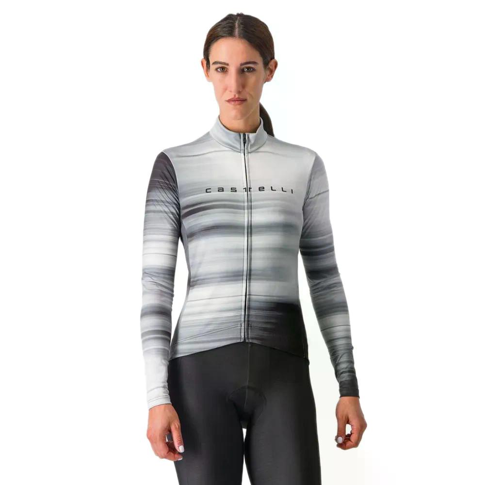 カステリ 位相角 ロング捩り プルオーバー （ Black ） | CASTELLI Phase long sleeve jersey  [t]