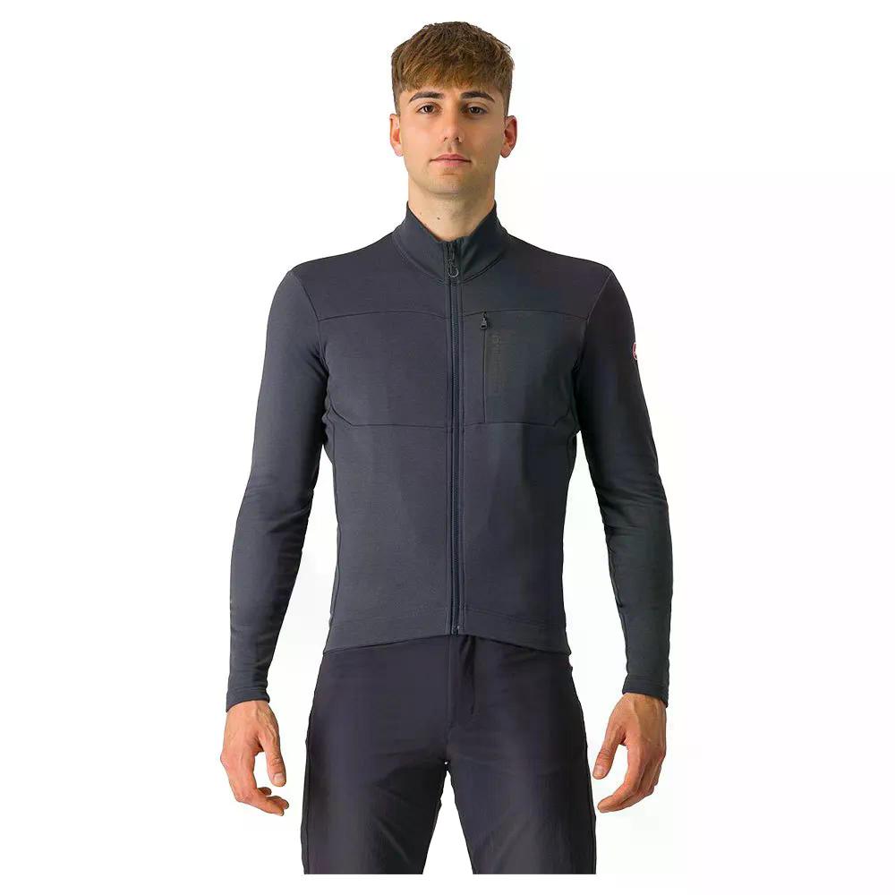 カステリ アンリミテッド トレイル 2 ロング捩り プルオーバー （ DarkGrey ） | CASTELLI Unlimited Trail 2 long sleeve jersey  [t]