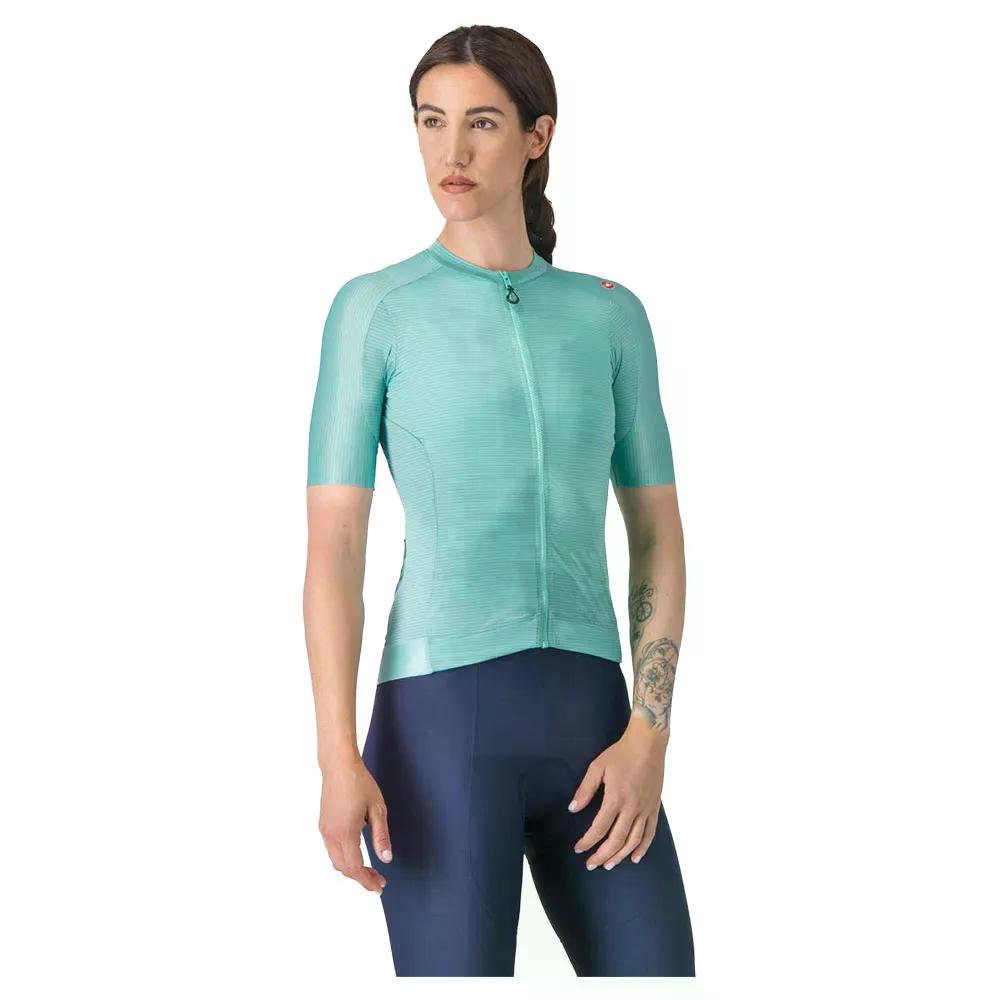 カステリ エスプレッソ 遊撃手捩り プルオーバー （ PoolBlue ） | CASTELLI Espresso short sleeve jersey  [t]