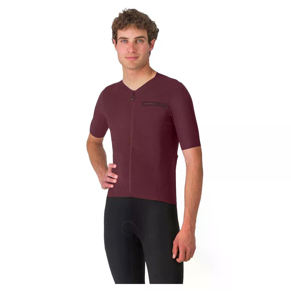 カステリ プレミオ エボ 遊撃手捩り プルオーバー （ DarkBordeaux ） | CASTELLI Premio Evo short sleeve jersey  [t]