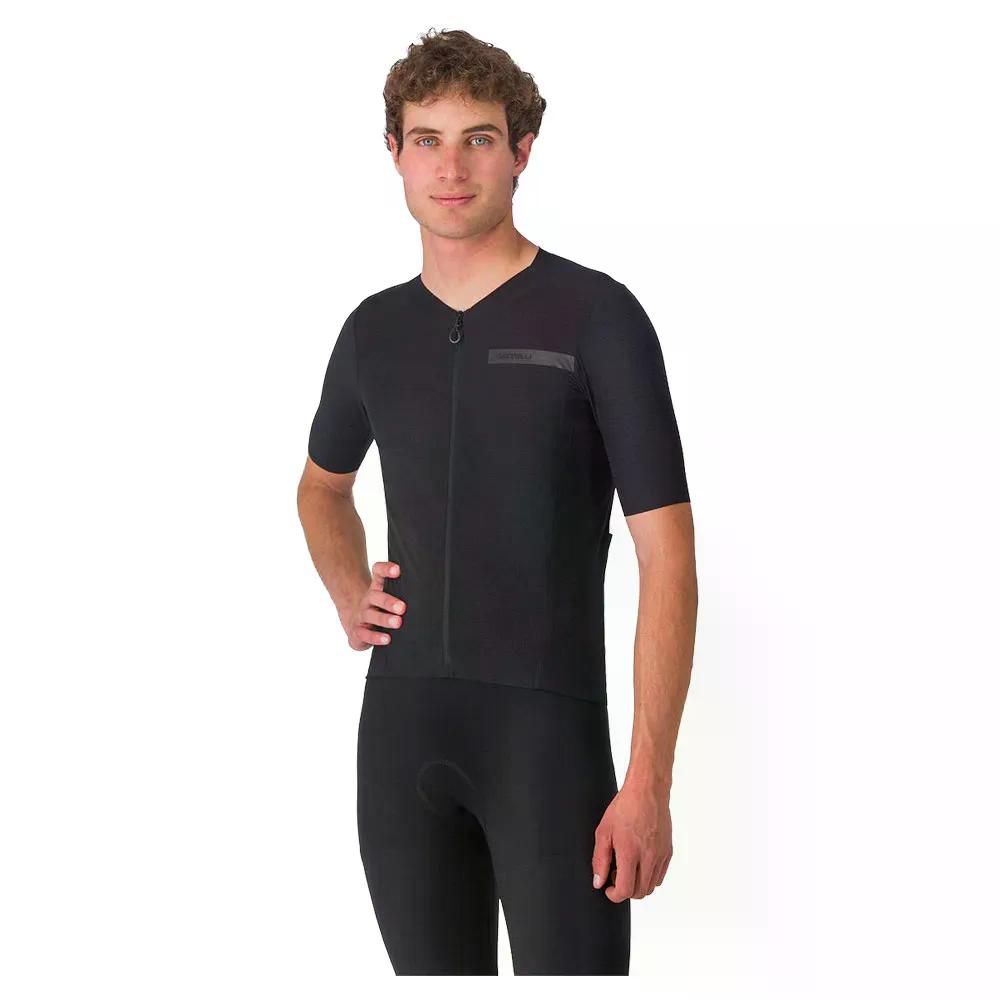 カステリ プレミオ エボ 遊撃手捩り プルオーバー （ LightBlack/Black ） | CASTELLI Premio Evo short sleeve jersey  [t]