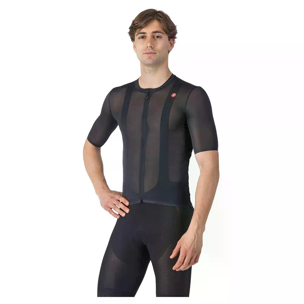 カステリ スーパーレッジェーラ A/C 遊撃手捩り プルオーバー （ LightBlack ） | CASTELLI Superleggera A/C short sleeve jersey  [t]
