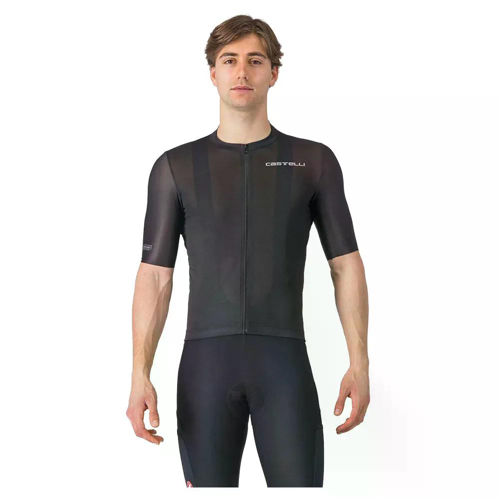 カステリ アンリミテッド エントラータ 3 遊撃手捩り プルオーバー （ Black ） | CASTELLI Unlimited Entrata 3 short sleeve jersey  [t]