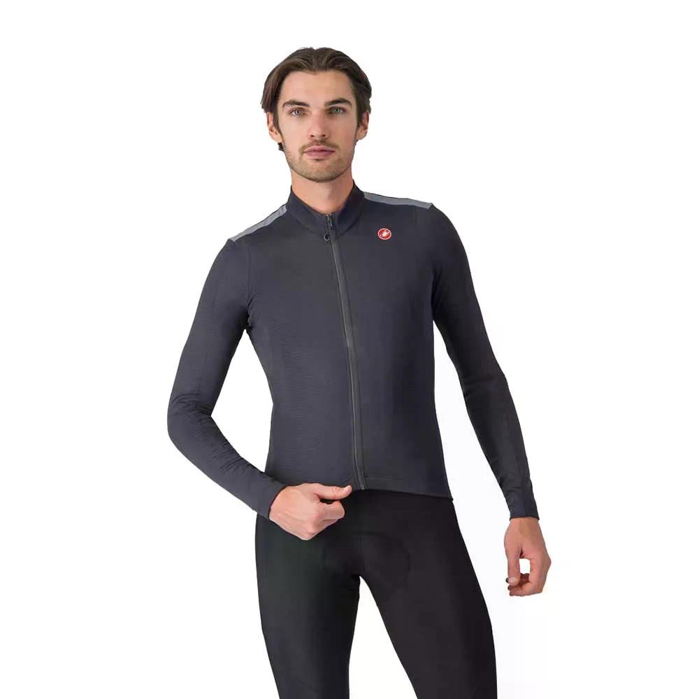 カステリ プーロ 4 ロング捩り プルオーバー （ DarkGrey ） | CASTELLI Puro 4 long sleeve jersey  [t]