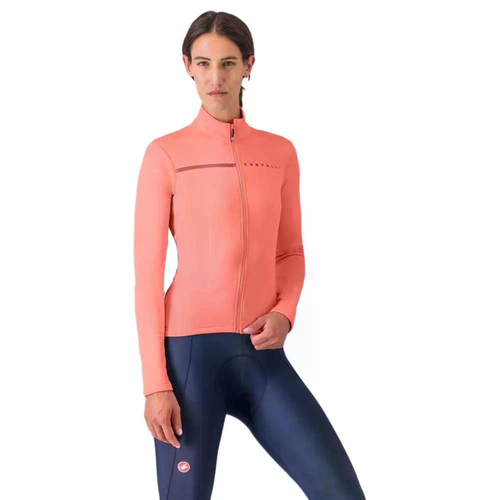 カステリ シネルジア 2 ロング捩り プルオーバー （ BrilliantRed/DarkBordeaux ） | CASTELLI Sinergia 2 long sleeve jersey  [t]