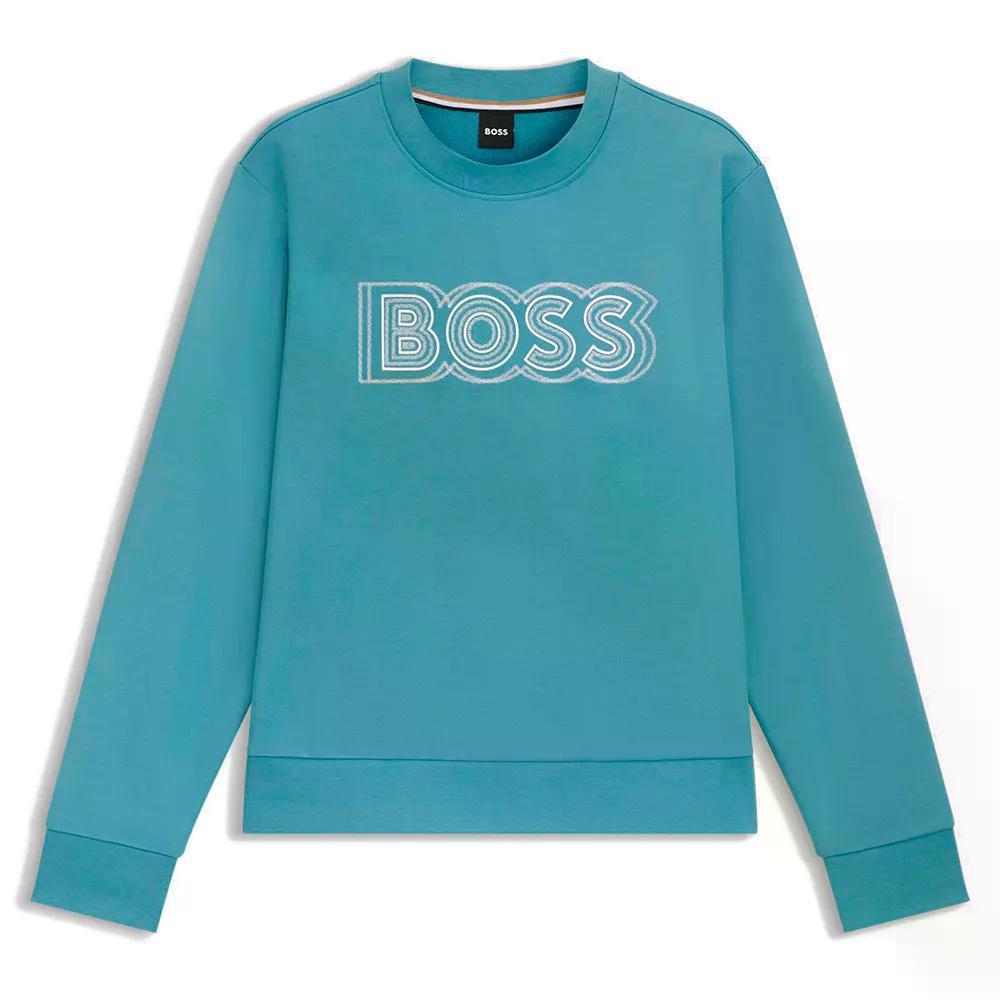ボス ソレリ 214 10242373 01 スウェットシャツ （ Light/PastelBlue ） | BOSS Soleri 214 10242373 01 sweatshirt [t]