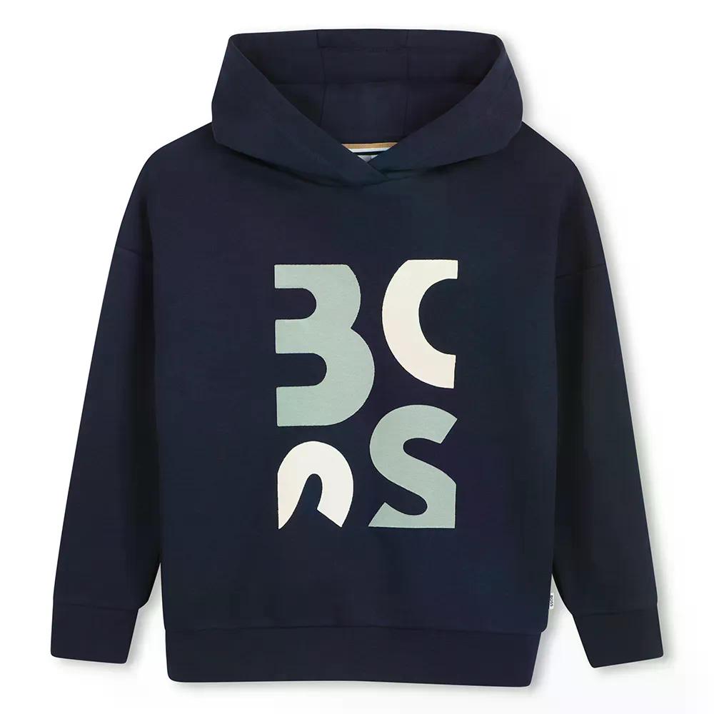 ボス J52972 ジュニア フーディー （ Marine ） | BOSS J52972 Junior hoodie [t]