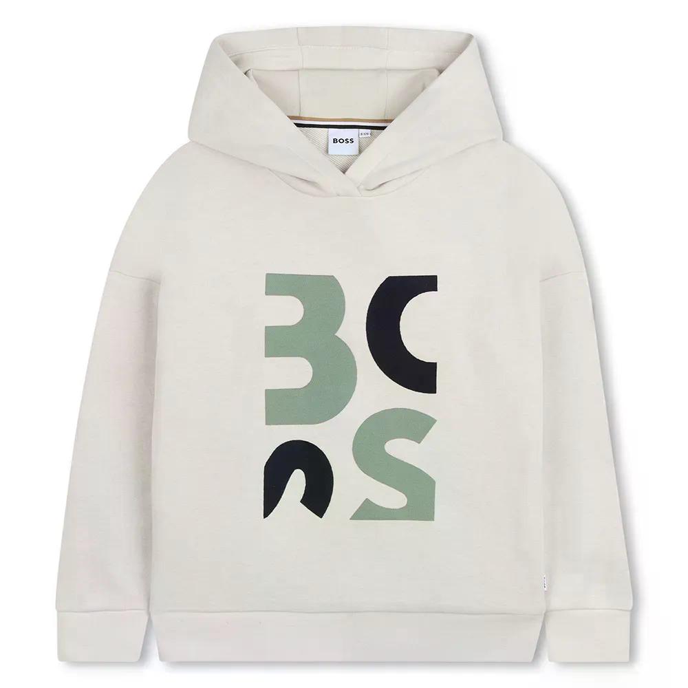 雇い主 J52972 お坊っちゃん フーディー （ Sand ） | BOSS J52972 Junior hoodie  [t]