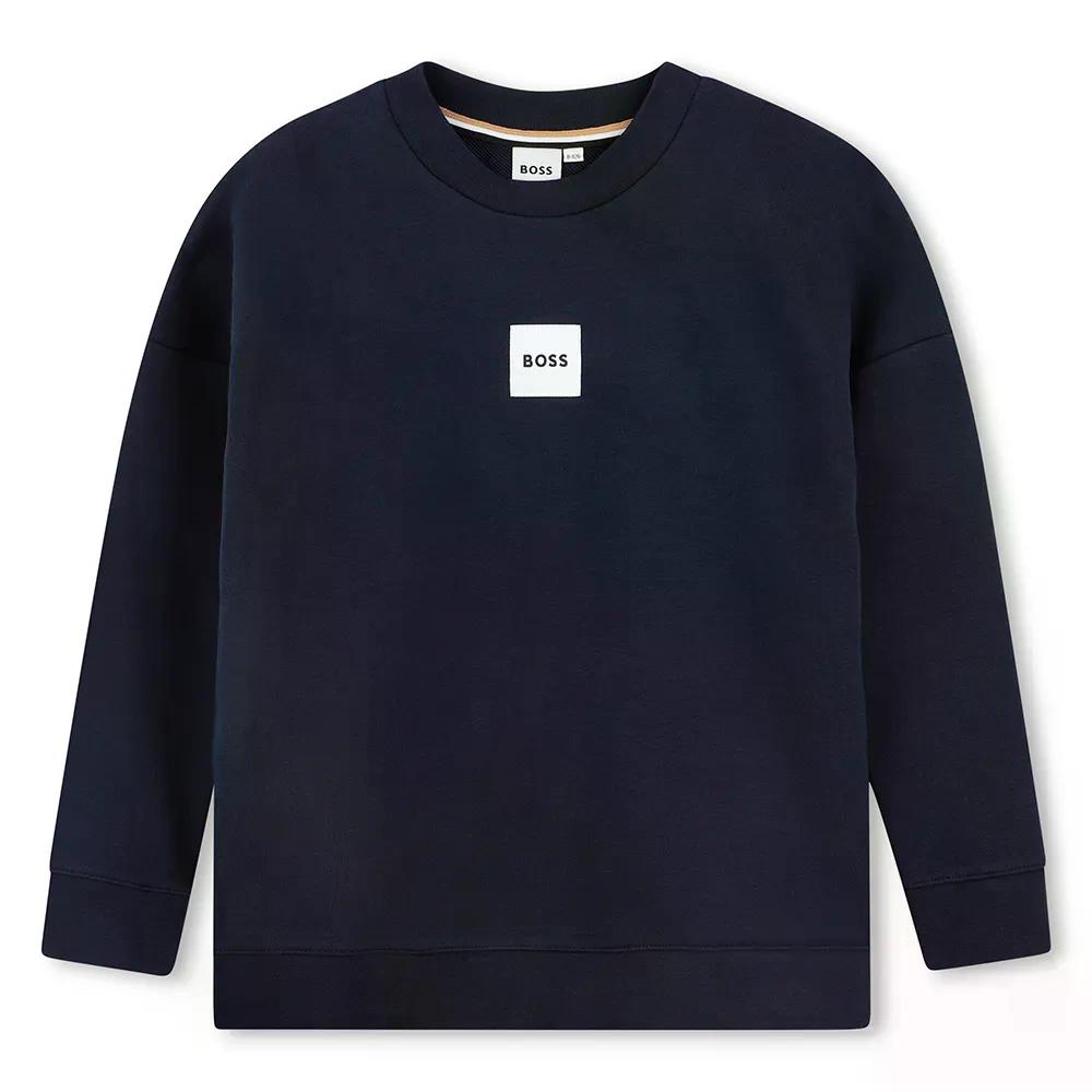 ボス J52965 ジュニア スウェットシャツ （ Marine ） | BOSS J52965 Junior sweatshirt [t]