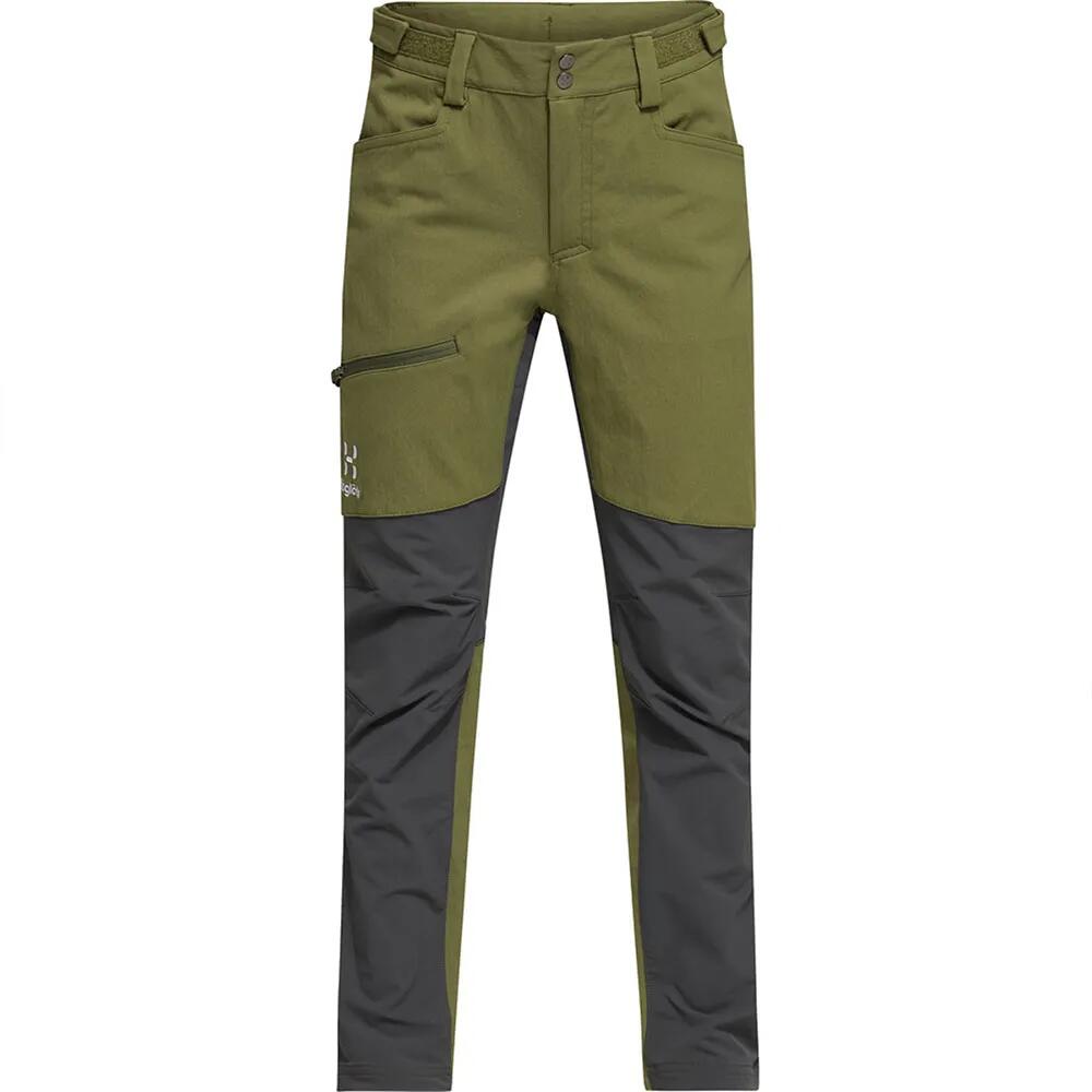 ホグロフス ラギッド ズボン下 キッズ （ Olive Green / Magnetite ） | HAGLOFS Rugged Pants Kids [t] スポーツ・アウトドア-キッズ・ジュニア用ウェア