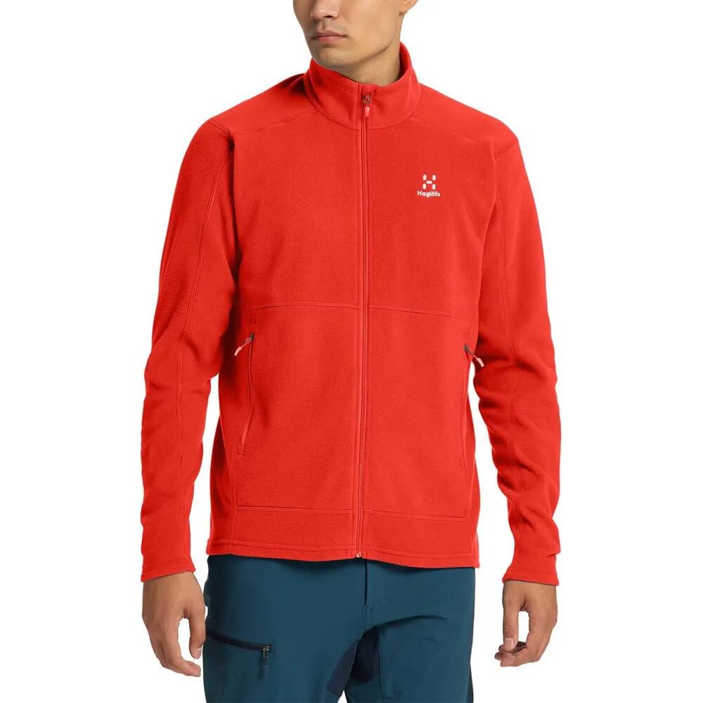 ホグロフス ブテオ ミッド フル ジップ スウェットシャツ （ Habanero ） | HAGLOFS Buteo Mid full zip sweatshirt [t]