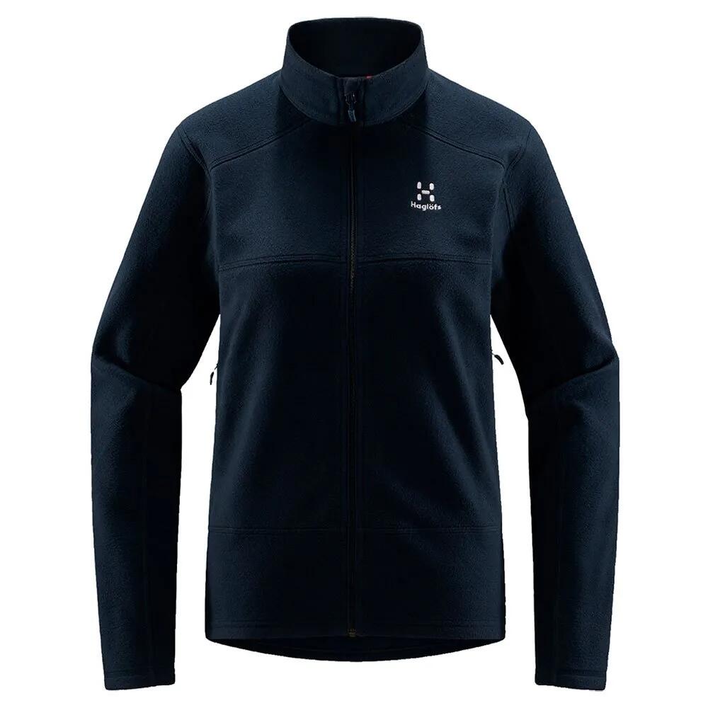 ホグロフス ブテオ ミッド 盛りだくさん ジップ トレイナー レディース （ Tarn Blue ） | HAGLOFS Buteo Mid full zip sweatshirt Women [t]