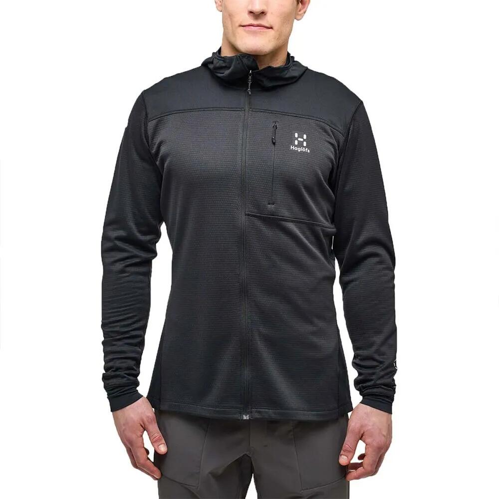 ホグロフス L.I.M ミッド マルチ 盛りだくさん ジップ トレーナー （ True Black ） | HAGLOFS L.I.M Mid Multi full zip sweatshirt [t]