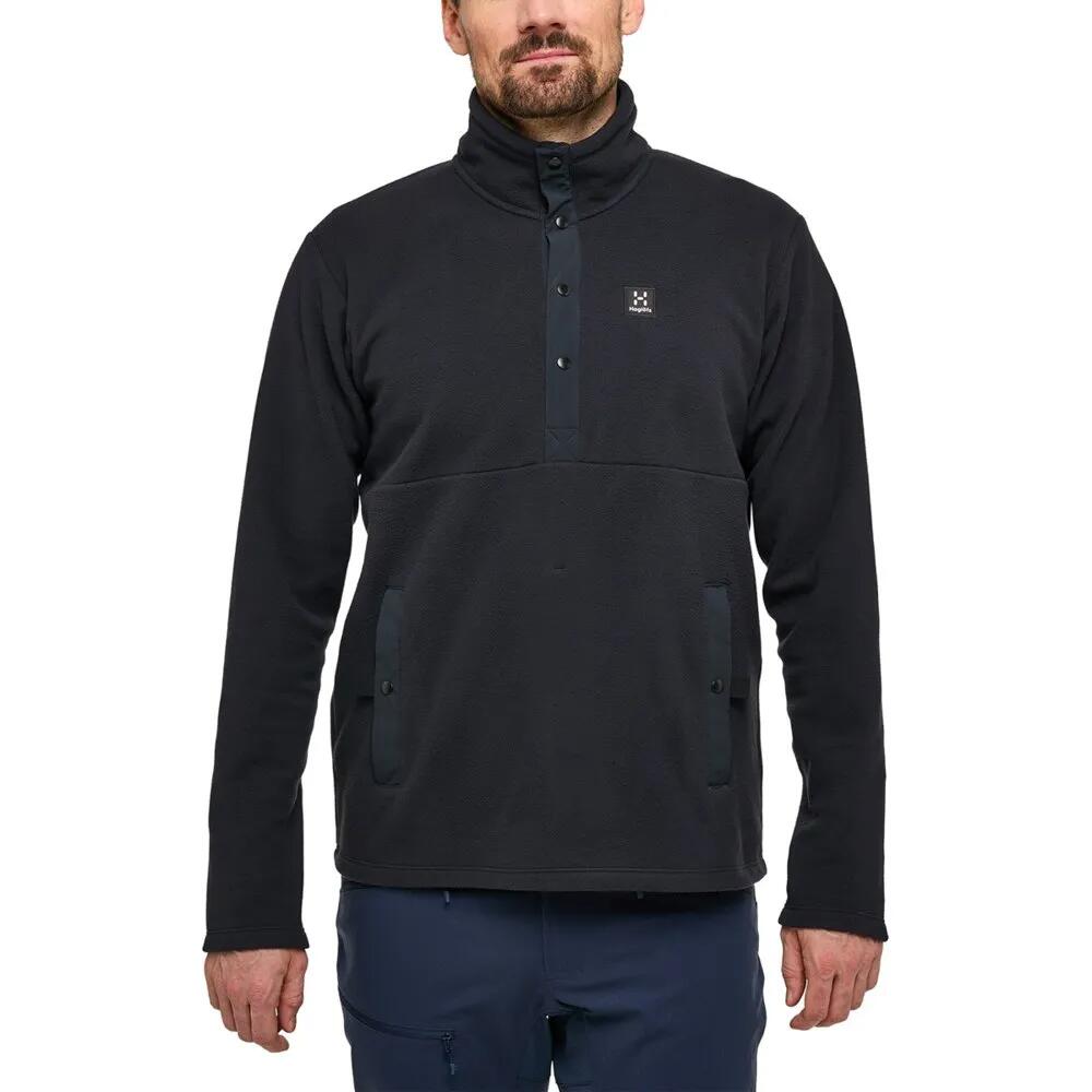 ホグロフス モラ ミッド フル ジップ スウェットシャツ （ True Black ） | HAGLOFS Mora Mid full zip sweatshirt [t]
