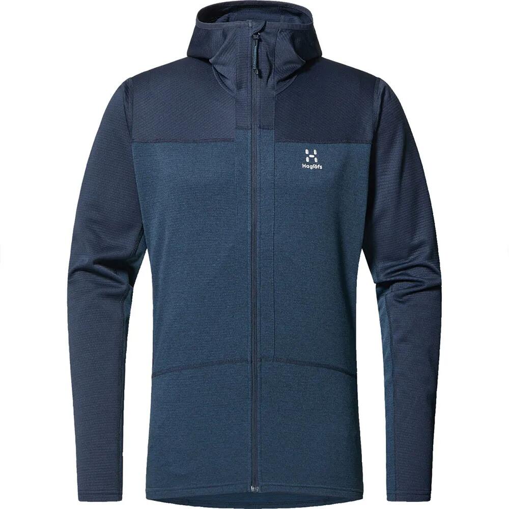 ホグロフス ロック フラッシュ ミッド フル ジップ スウェットシャツ （ Tarn Blue ） | HAGLOFS Roc Flash Mid full zip sweatshirt [t]