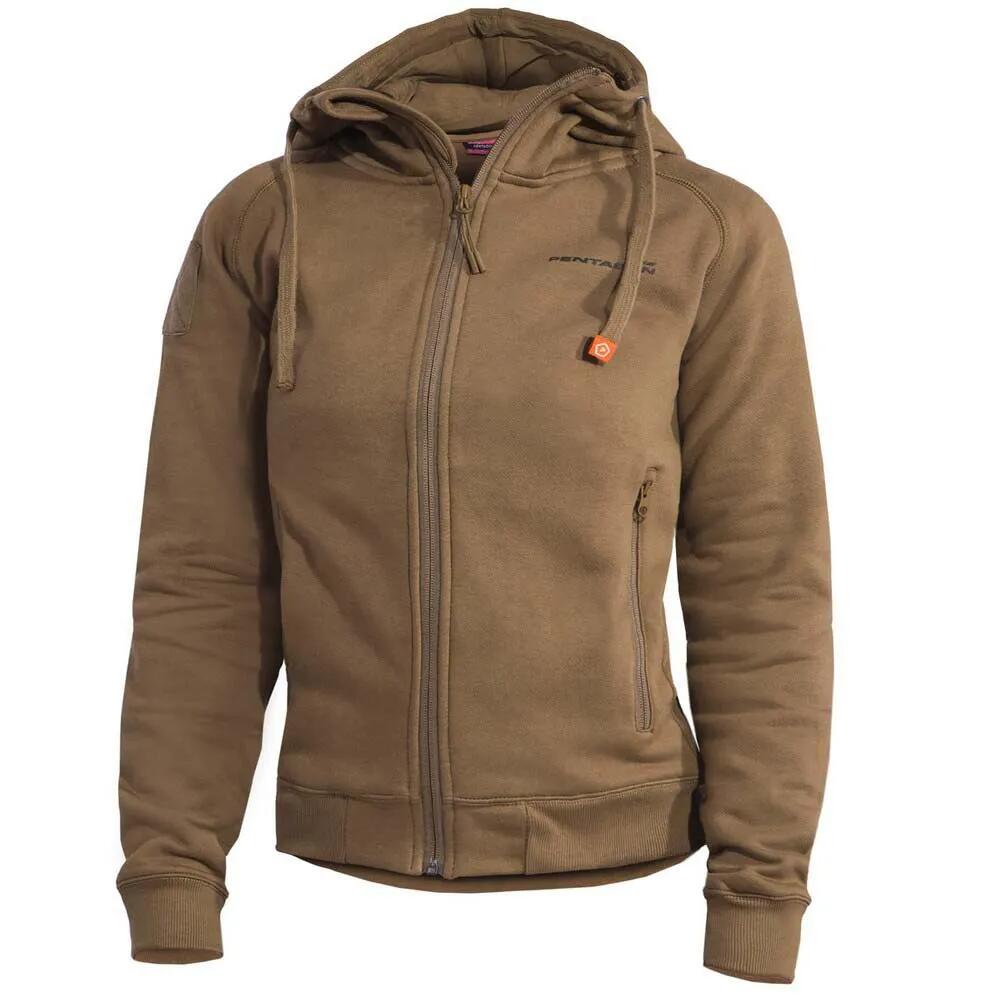 ペンタゴン アフロディーテ フル ジップ スウェットシャツ レディース （ Coyote ） | PENTAGON Aphrodite full zip sweatshirt Women [t]｜クライムスワールド 店