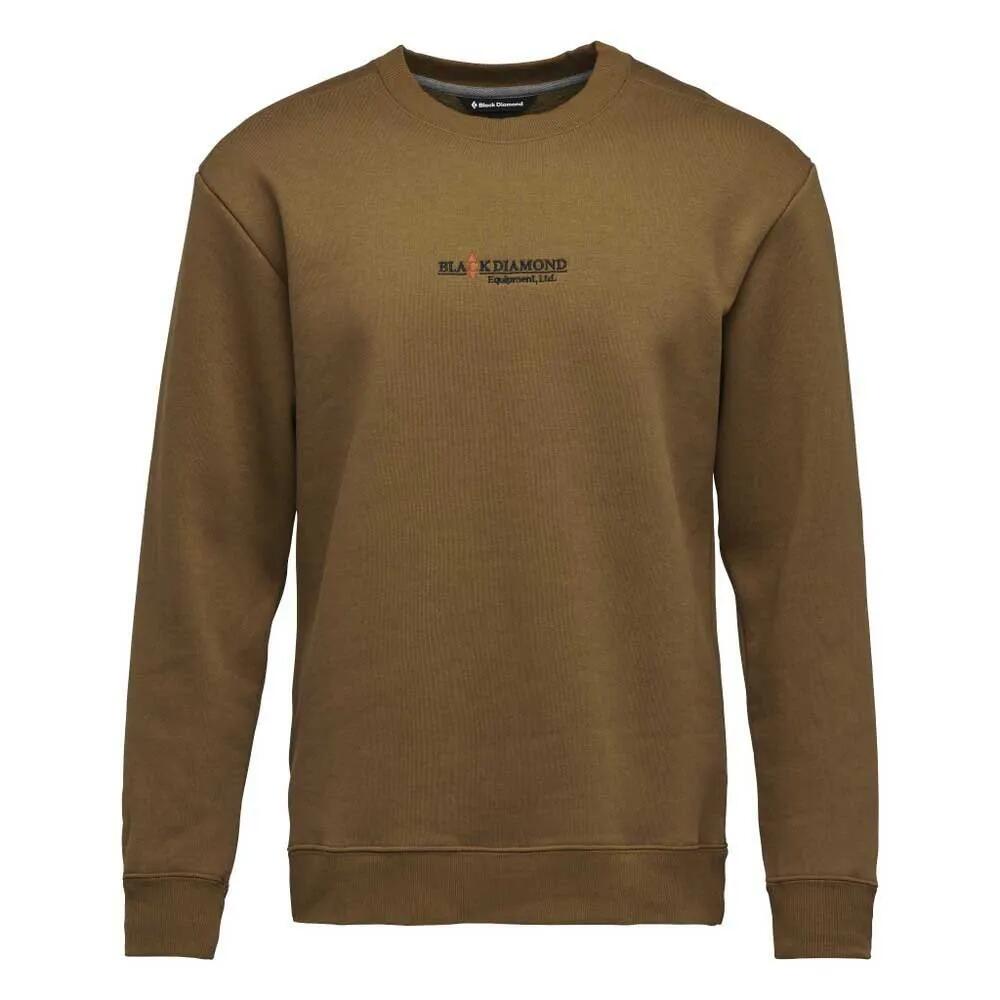ブラック ダイヤモンド ヘリテージ ワードマーク クルーネック スウェットシャツ （ Dark Curry ） | BLACK DIAMOND Heritage Wordmark Crewneck sweatshirt [t]