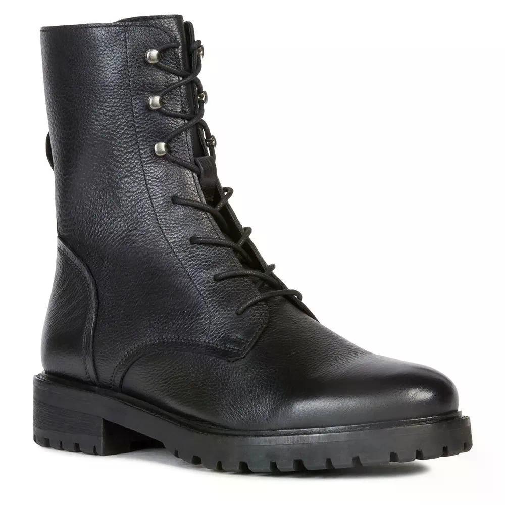 ジェオックス ホアラ ブーツ 成人女性 （ Black ） | GEOX Hoara Boots woman  [t]