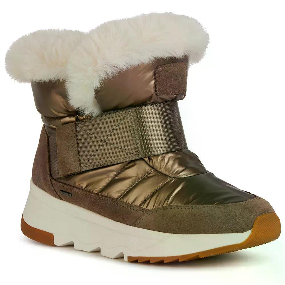 ジェオックス ファレナ ABX アンクルブーツ 成人女性 （ Brown ） | GEOX Falena ABX Ankle Boots woman  [t]