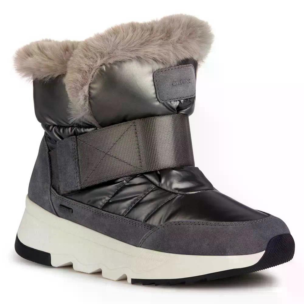 ジェオックス ファレナ ABX アンクルブーツ 成人女性 （ DarkGrey ） | GEOX Falena ABX Ankle Boots woman  [t]